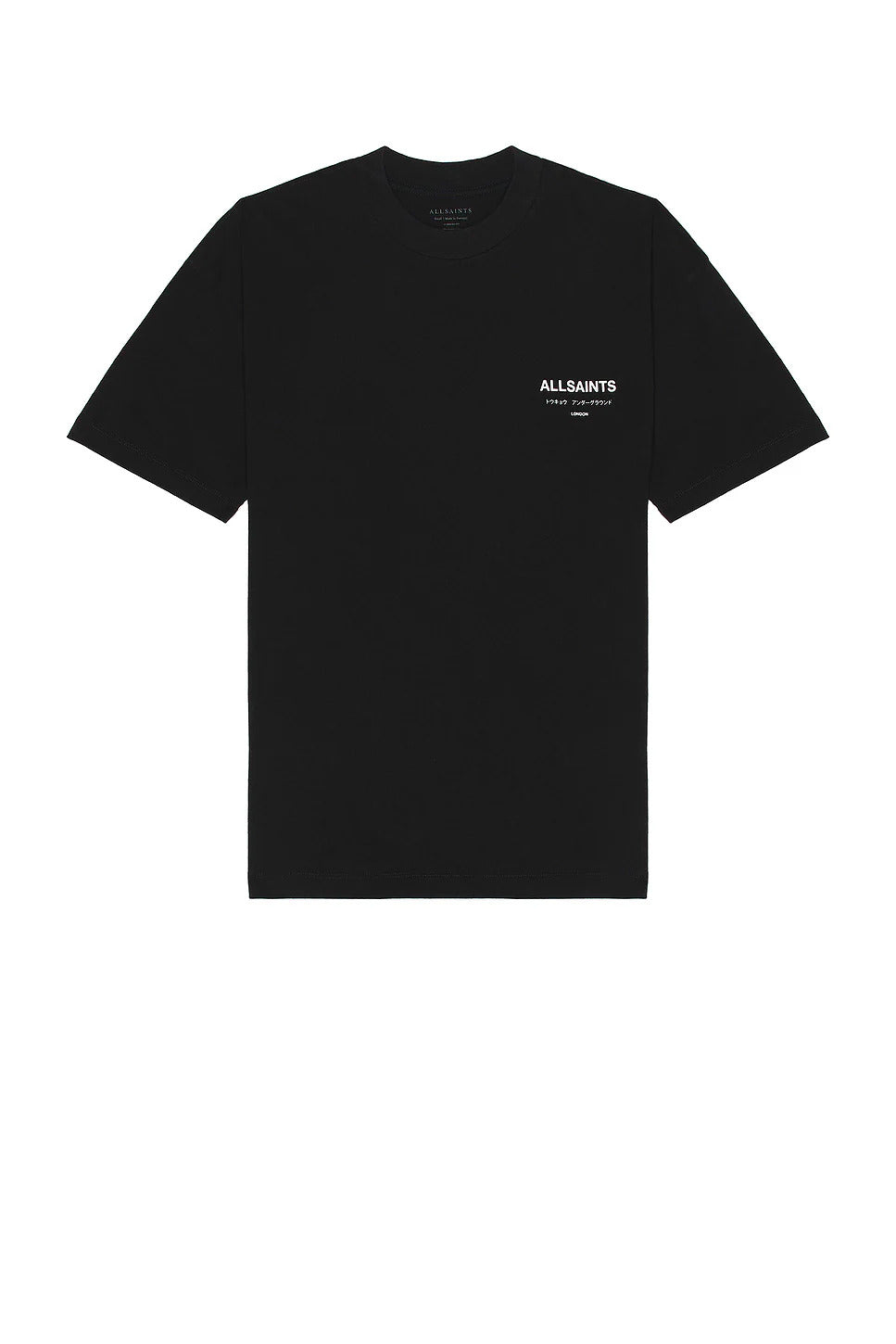 AllSaints Underground Crewneck Tee Black