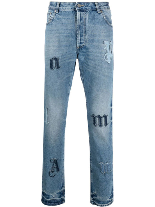 Palm Angels Jeans Logo