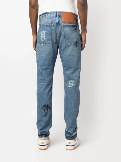 Palm Angels Jeans Logo