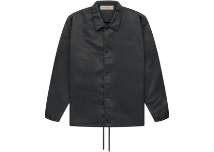 Fear of God Essentials Coaches Black Jacket