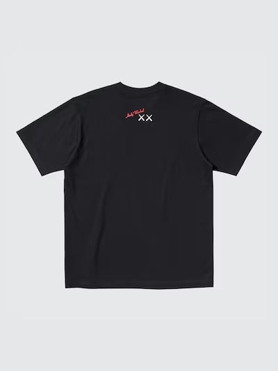 Kaws x UNIQLO Warhol Black Tee