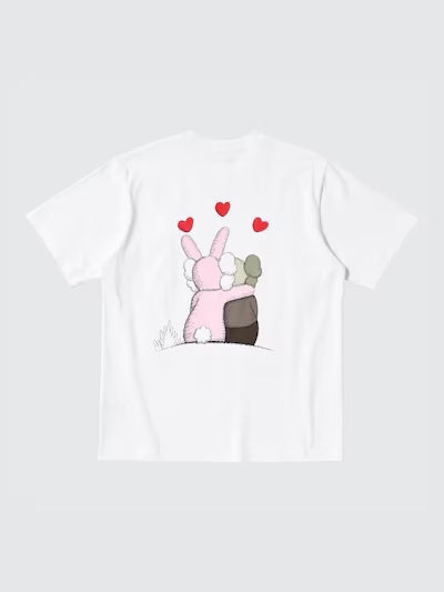 Kaws x UNIQLO Warhol White Red